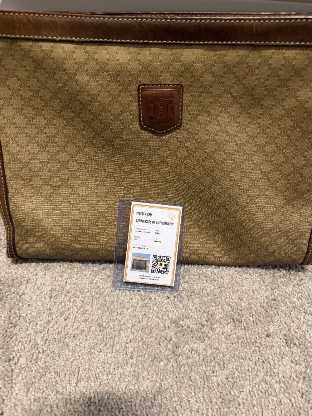 Vintage Celine large pouch - Preowned